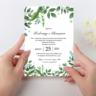 Шаблон приглашения на свадьбу  №402