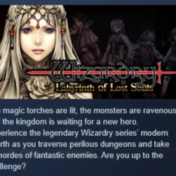 Wizardry: Labyrinth of Lost Souls АВТОДОСТАВКА STEAM GLOBAL МГНОВЕННО ЛИЦЕНЗИЯ