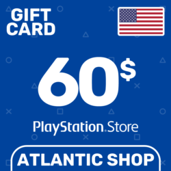 Карта Пополнения PSN 60$ (USD) США
