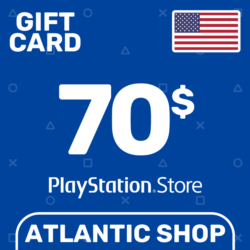 Карта Пополнения PSN 70$ (USD) США