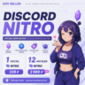 🔥DISCORD NITRO 1-12 МЕСЯЦЕВ 2 БУСТА BASIC-FULL 🌍🔥
