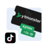 YtMonster купон ТикТок промокод TikTok