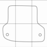 AUDI A3 Sportback 2004-- Лекала автоковриков, вектор