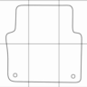 AUDI A8 2002-2010 Лекала автоковриков, вектор