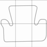AUDI Q5 2009-- Лекала автоковриков, вектор