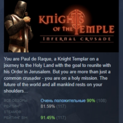 Knights of the Temple: Infernal Crusade АВТОДОСТАВКА STEAM GLOBAL МГНОВЕННО ЛИЦЕНЗИЯ