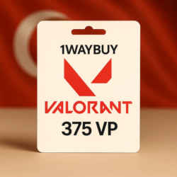 ТУРЦИЯ🔻ВАЛОРАНТ ПОИНТЫ 375 VP🔻Подарочная карта код