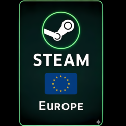 Steam Подарочная карта 5-10-15-25-30 € EUR  EUROPE