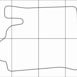 FORD FOCUS I 2001-2004 Лекала автоковриков, вектор