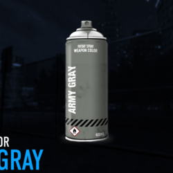 PAYDAY 2: Army Gray Weapon Color key (Steam, global)