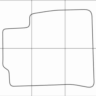 FORD FUSION 2005-2008 Лекала автоковриков, вектор