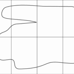 FORD Kuga 2008-2012 Лекала автоковриков, вектор