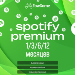 SPOTIFY PREMIUM  1/3/6/12