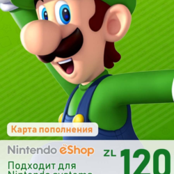 Карта Nintendo 120 Злотых Польша Официальный ключ