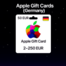 Apple Gift Cards (Германия) 2–250 EUR | Коды пополнения