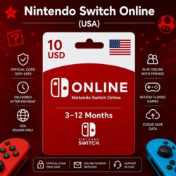 Nintendo Switch Online (США) 3–12 месяцев | Подписка Nintendo