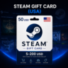 Steam Gift Card (США) 5–200 USD | Код пополнения Steam