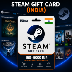Steam Gift Card (Индия) 130–5000 INR | Код пополнения Steam