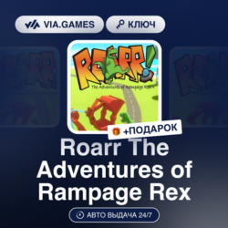 Roarr The Adventures of Rampage Rex (Steam Ключ) РФ-СНГ-МИР   ПОДАРОК
