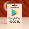 ТУРЦИЯ🪁ГУГЛ ПЛЕЙ 1000 TL🪁Подарочная карта код оплаты