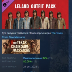 The Texas Chain Saw Massacre - Leland Outfit Pack 1 РФ АВТОДОСТАВКА STEAM GLOBAL МГНО