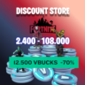 FORTNITE V-BUCKS 2400-108000 EPIC ЕГИПЕТ