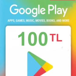 GOOGLE PLAY GIFT CARD 100 TL TRY - ТУРЦИЯ