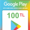 GOOGLE PLAY GIFT CARD 100 TL TRY - ТУРЦИЯ