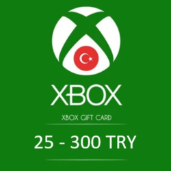 Xbox Gift Card    25-50-100-300 TL (TRY) Турция