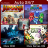 24/7 XBOX Jumanji The Video Game, PJ Masks Heroes of the Night, Plants vs. Zombies G