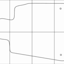 LEXUS GS 300-430 2005-2011 Лекала автоковриков