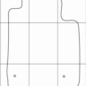 LEXUS ЕS-350 2007-- Лекала автоковриков