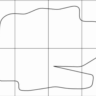 MAZDA 3 2008-2013 Лекала автоковриков вектор