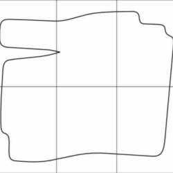 MAZDA 5 2005-2010 Лекала автоковриков вектор