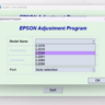 Сброс EPSON AdjProg L1210 L3210 L3250 L3251 L3260 L5290