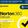 Norton 360 Deluxe 2026 | 5 Devices and  12 Month Официальный ключ