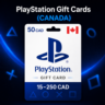 PlayStation Gift Cards Канада (CA) 15–250 CAD | Коды пополнения PSN