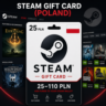 Steam Gift Card (Польша) 25–110 PLN | Код пополнения Steam