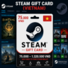 Steam Gift Card (Вьетнам) 75 000–1 320 500 VND | Код пополнения Steam