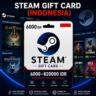 Steam Gift Card (Индонезия) 6000–820000 IDR | Код пополнения Steam
