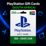 PlayStation Gift Cards Южная Африка (ZA) 150–3500 ZAR | Коды пополнения PSN