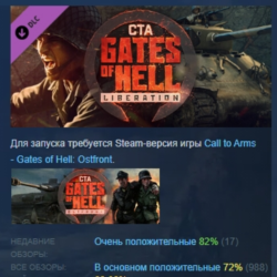 Call to Arms - Gates of Hell: Liberation АВТОДОСТАВКА STEAM GLOBAL МГНОВЕННО ЛИЦЕНЗИЯ