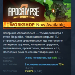 Вечеринка Апокалипсиса Project Zero 2: Apocalypse Party АВТОДОСТАВКА STEAM GLOBAL МГН