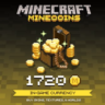 Ключ  Minecraft Minecoins 1720 монет  РФ/МИР
