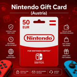 Nintendo Gift Card (Австрия) 15–50 EUR | Код пополнения Nintendo