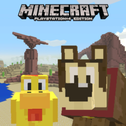 Набор мультяшных текстур Minecraft PS4 ПСН PLAYSTATION