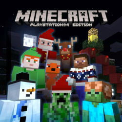 Набор праздничных скинов Minecraft PS4 ПСН PLAYSTATION