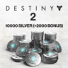 10 000 ед. серебра Destiny 2 ( 2000 ед. в подарок) ПСН