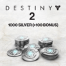 1000 ед. серебра Destiny 2 ( 100 ед. в подарок) ПСН