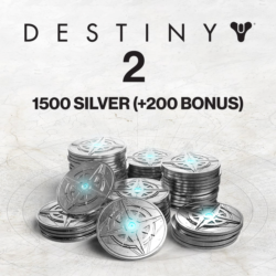 1500 ед. серебра Destiny 2 ( 200 ед. в подарок) ПСН